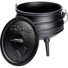 TP барбекю Potjie котел южноафриканский чугунный костер голландская печь с крышкой и ногами штатив приготовления горшок для тушения приготов