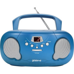 Unknown GVPS733BE Original Boombox Портативный CD-плеер с радио - синий {5060108294966}