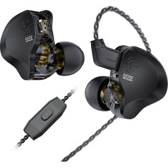 keephifi CCZ Solo DC02 проводные наушники, двойной магнитной цепи DD в ухо IEM наушники, премиум матовый металлический чехол, PU + PET композитной мембраны