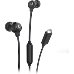 Наушники Motorola Earbuds 3C-S, черный, USB-C