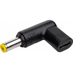 Переходник 5,5 x 2,5 для универсального блока питания ak-nd-c01 usb-c / 5,5 x 2,5 мм