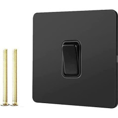 Крышка выключателя лампы, выключатель питания, настенный выключатель освещения, тумблер типа 86, кнопочный выключатель, металлический выкл