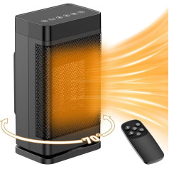 Тепловентилятор, энергосберегающий, тихий 1500 Вт комнатный электрический обогреватель для дома с низким энергопотреблением, 3 режима нагре