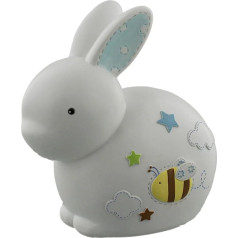 Petit Cheri Collection Resin Rabbit Money Bank - Blue