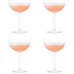 Bodum OKTETT 11930-10SSA Чаша для шампанского из прочного пластика, 0,28 л