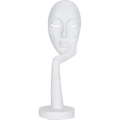 Garosa Смола Абстрактные Лицо Статуя Абстрактные Персонажи Ремесло Орнаменты Женщины Лицо Искусство Скульптура Медитируя Статуя Декор для Д