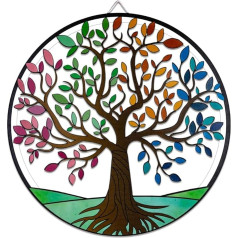 SAC SMARTEN ARTS Металл Стена Искусство Дерево Жизни Металл Стена Украшение Ветви Стена Висит Скульптура 11.75 Дюймов Семейное Дерево Металл Знак С