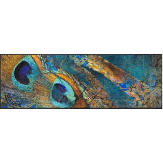 Придверный коврик wash+dry Exotic Pavo, 60 x 180 см, моющийся, для использования в помещении и на улице