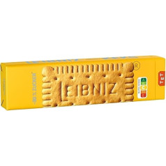Масляное печенье LEIBNIZ -30% сахара 150 г Масляное печенье с пониженным содержанием сахара Хрустящее печенье только настоящее с 52 зубцами (1 x 150 г