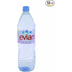 Evian Natural Mineral Water Plastic Bottle 1.5 Litres Ref 01110 [Pack 12]