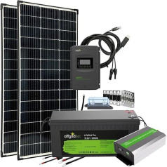 Солнечная система Autark Pro L 300W - 2000W AC Power 200Ah LiFePO4 Battery