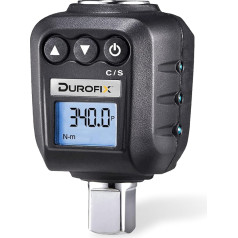 Цифровой динамометрический адаптер Durofix RM602-4A 1/2 дюйма (5-200 Нм) со звуковым сигналом, светодиодной вспышкой, защитным чехлом и стандартами ISO 