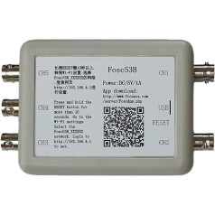 ANNJUC Fosc53B Беспроводной Wi-Fi 5-канальный USB-Oszilloskop виртуальный рекордер хранения данных сбора автомобильного технического обслуживания инстру