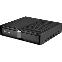 SilverStone SST-ML08B - Тонкий HTPC Mini-ITX компьютерный корпус Milo, черный