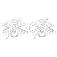 PATIKIL 200 мм вентилятор палец решетка 2 Pack 304 нержавеющая сталь решетка защита вентилятора защитный кожух для 200 х 200 мм вентилятор для устройст