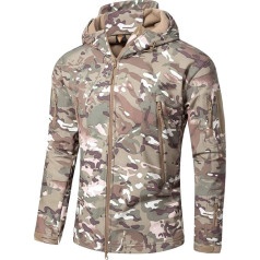 YFNT Мужская Тактическая Softshell Руно Куртка Камуфляж Военная Толстовка Открытый Теплый Ветрозащитный Водонепроницаемый Пальто Куртки Лыжна