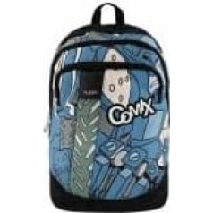 Organised Comix Flash Blue, синий, черный, белый, зеленый, синий, черный, белый, зеленый, рюкзак