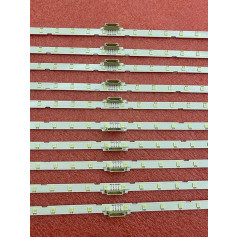 GHJtRs LED-Hintergrundbeleuchtungsstreifen, kompatibel mit UN55NU7100F UE55NU7300 UE55NU7100 UN55NU7100G BN96-45913A BN61-15485A UN55NU7300G(4 PCS For 2 TV)