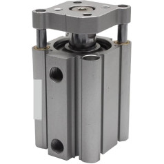 Пневматический люфтцилиндр, CDQMB12-5 CDQMB16-10 CQMB20-20 Führungsstab kompakte Luftpneumatikzylinder CDQMB25-25 CDQMB32-40 40-50 50-75 63-100 80-25 CDQMB100 für automatische Ausrüstung (Color : CDQMB25