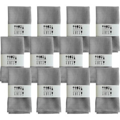 WAVATA 12 льняных салфеток, высококачественные салфетки из натуральной ткани, кухонные салфетки, украшение стола на Рождество, элегантную сва