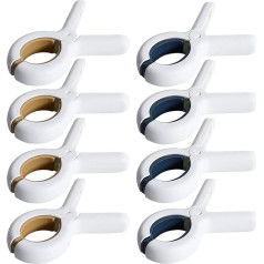Упаковка из 8 больших открывающихся зажимов, пластиковые зажимы для стирки, зажимы для полотенец, большие зажимы для пляжных полотенец, заж