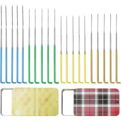 20 шт. войлочные иглы, иглы для фелтинга инструмент красочные шерсти фелтинг иглы набор с 2 типа игл звезда острие фелтинг иглы и треугольник