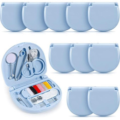 Yuxung Mini Travel Sewing Kit, портативный аварийный швейный набор, мини швейная коробка с нитками, ножницами, иглами для ручного шитья, швейные принадл