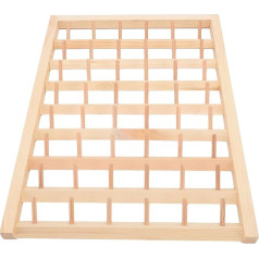 BAFOVY 48 Spulen Holzgarnständer Zur Wandmontage, Großer Nähgarnhalter-Organizer, Zum Quilten, Sticken, Nähen, Kiefernmaterial