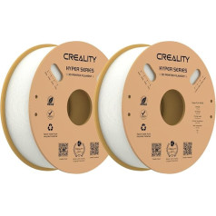 Creality Hyper PLA Filament Bundle, 1.75 мм, 2 кг, для 3D принтеров, 3D принтерный материал PLA разработан для высокой скорости 30-600 мм/с, точность размеров ± 0.03 мм (