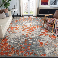 Safavieh Monaco Collection MNC225H Современный абстрактный ковер Watercolour Grey / Orange