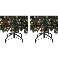 DOITOOL Пакет из 2 Рождественская елка База Малый Рождественская елка Стенд Замена Искусственная елка Стенд Рождественская елка Ноги 3 футов Р