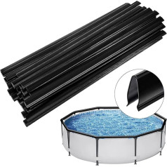 FUYITE 73 Pieces Above Ground Pool Liner Cover Strips Replacement Clips Clip Liner Cover Strips for 8ft 15ft 25ft 25ft Round Pool