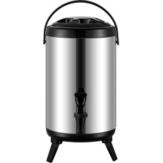 FEVKFTXF Коммерческое ведро для чая-молока из нержавеющей стали, диспенсер для напитков для вечеринок, подходит для горячей воды, чая, кофе, мол