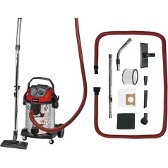 Пылесос Einhell TE-VC 2025 SACL (Пылесос L, для частиц пыли со значениями AGW > 1 мг/м³, бак из нержавеющей стали 25 л, очистка фильтра, гнездо для подключен