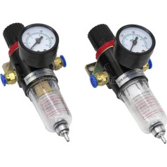 AFR2000 Регулятор давления воздуха фильтр сепаратор воды компрессор аэрограф с 6 мм фитинги 1 шт.