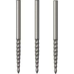Дротики Mission Darts Lunar F/S со стальным наконечником доступны в размерах 32/36/38/40 мм, в черном и серебряном цветах