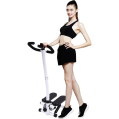 Домашний степпер Степпер с рукояткой и лентами сопротивления для снижения веса, коррекции фигуры и ежедневных тренировок, нагрузка до 150 к