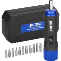 Набор динамометрических отверток BULLTOOLS, от 10 до 70 дюймов в фунтах для ремонта и сборки велосипедов