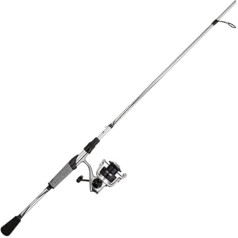 ABU GARCIA 1511626 Revo X Spinning Rods and Reels Combo Set, Silver