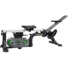 Tunturi R50W Cardio Fit Гребной тренажер с водой, гребной тренажер, гребной тренажер с водой, гребной тренажер для дома, складной, регулируемое сопрот
