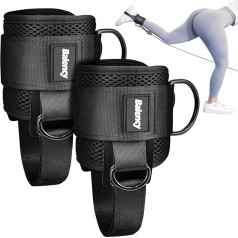 Ремешок на лодыжку для кабельного станка для женщин, Balency Padded Ankle Strap for Cable Machine Kickback, Cable Ankle Attachment for Gym, Ankle Cuff, Kickback Ankle Strap for