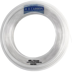 Yo-Zuri H.D. Carbon Fluorocarbon Leader Line, Clear, 30 фунтов/30 ярдов