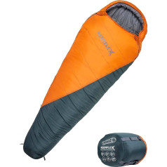 Спальный мешок KeenFlex 3-4 сезона от +7,2 °C до -23,4 °C 1500 г / 2150 г Открытый летний и зимний спальный мешок - машинная стирка