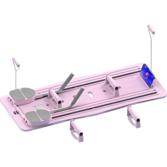 LXWKAI Складная доска для пилатеса Reformer Board Set, автоматическая доска с роликами, колесо для тренировки планки, для тренировки всего тела