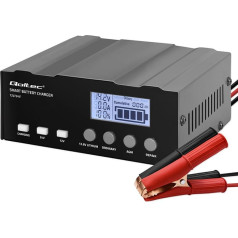Интеллектуальное микропроцессорное зарядное устройство 12v | 12.6v | 24v | выпрямитель с функцией ремонта для agm gel lifepo4 | lcd батареи