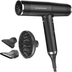 GA.MA Italy Professional, iQ Perfect Hair Dryer, Ультралегкий фен с интеллектуальным бесщеточным мотором, технология Oxy-Active для блестящих волос без пушистости, 
