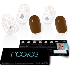 NOOVES - Гелевые наклейки для ногтей | Сюзанна - арт-дизайн | 20 штук премиум полутвердых гелевых наклеек для ногтей Гелевые наклейки для ногтей +
