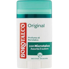 12x Roberts Borotalco Original Fresh Talcum Scent Deodorant Deo Stick 40ml