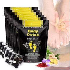 Травяной детокс и шейпинг, очищающие бусины для ног, Slimwe Body Detox Foot Soak для улучшения кровообращения, релаксации и снижения веса (упаковка из 6)