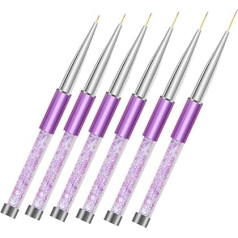 18 Stk Zeichenstift für Nagelkunst DIY Nagelwerkzeug Stifte zum Zeichnen von Nägeln pinsel für nagellack nail brush nagelbürste Stift zum Nagellackieren Salon-Nagelkunstwerkzeuge Healeved